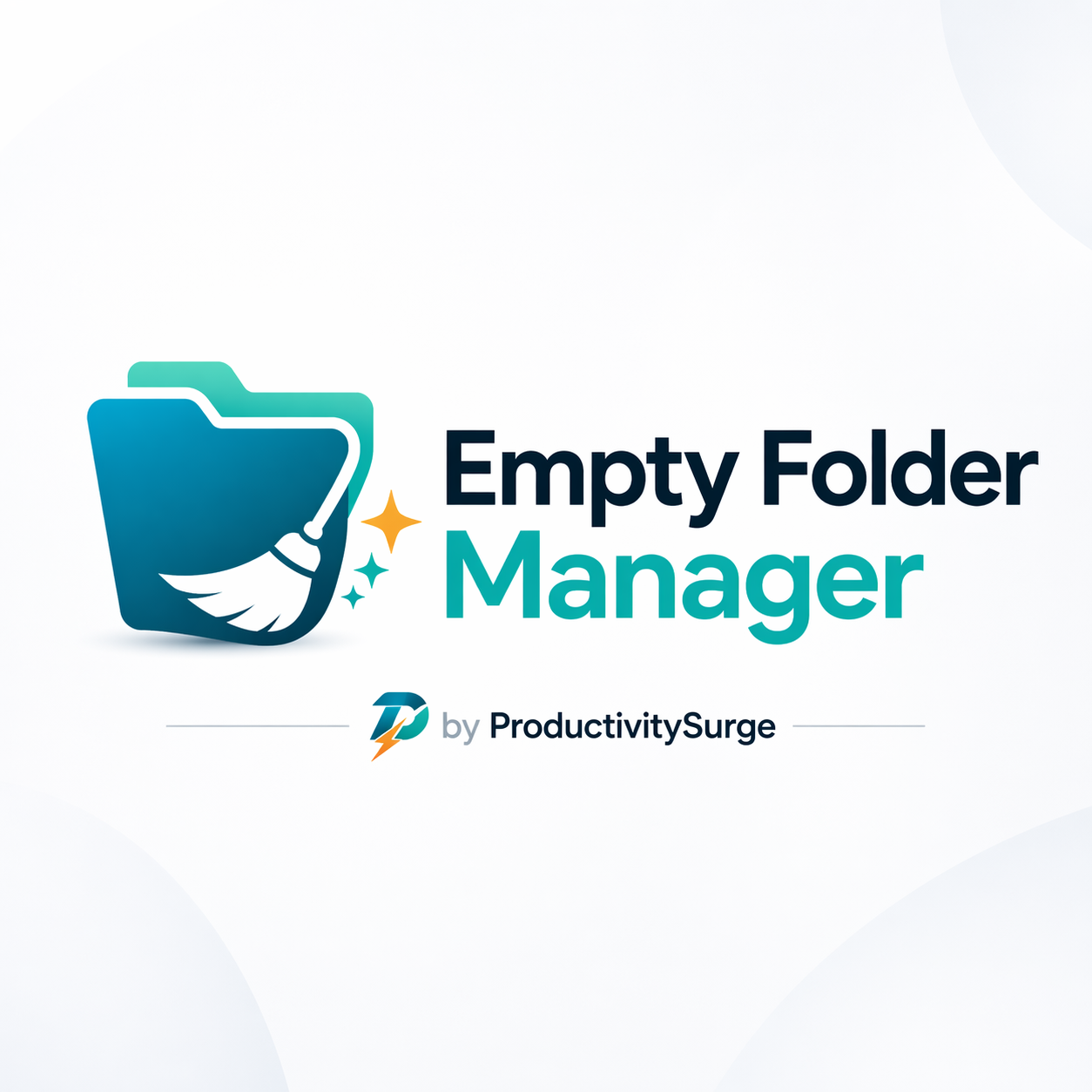 Empty Folder Manager logo by ProductivitySurge