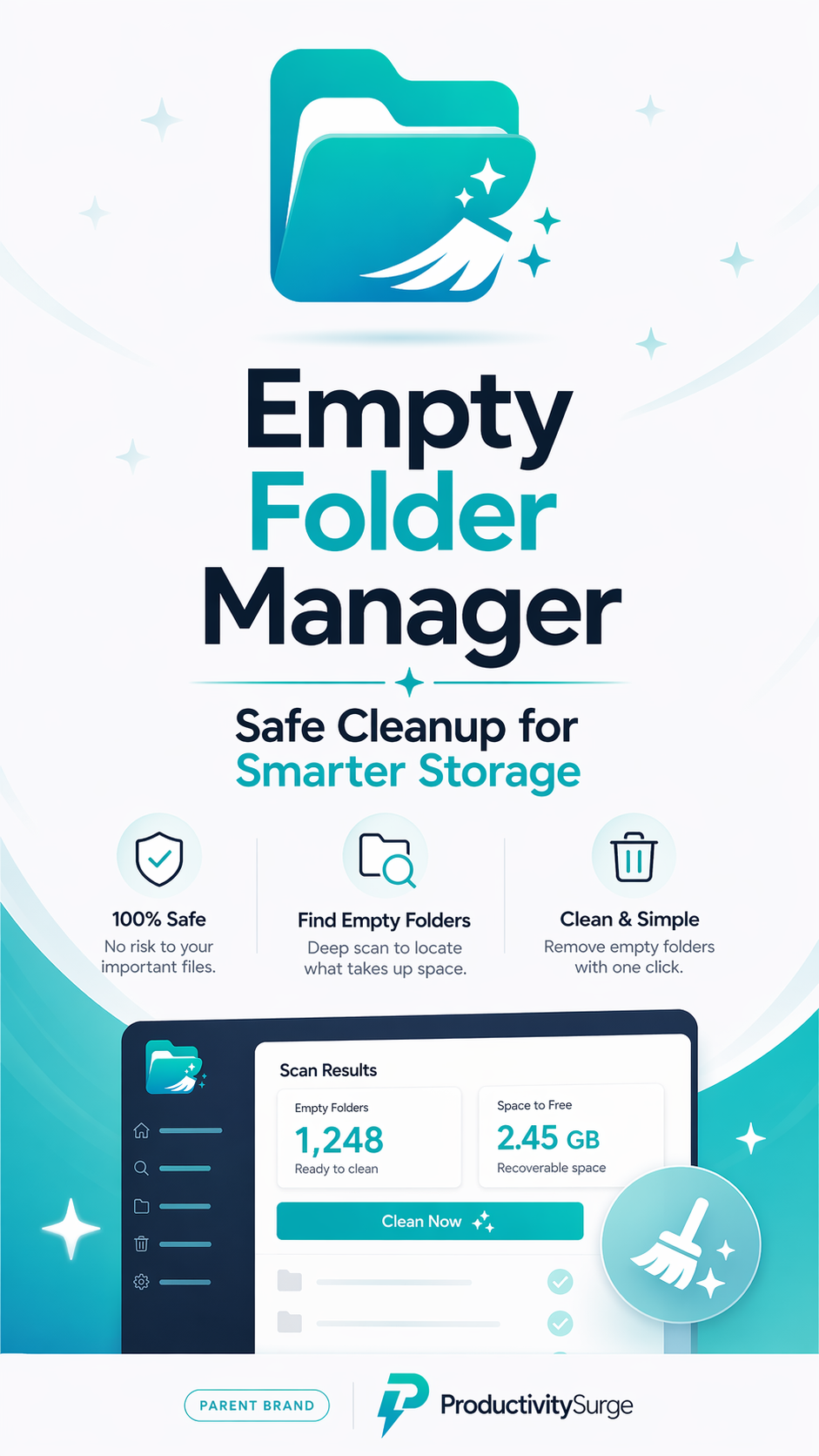 Find empty folders with Empty Folder Manager